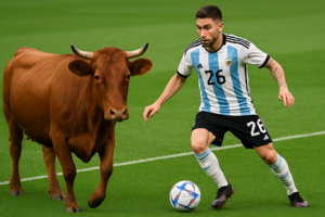 “Gonzalo Montiel Misses Quarterfinals Due to Stray Cow Incident!”