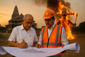 Champat Rai Scribbles Notes on Controversial Temple Construction, Accidentally Sparks Next “Monumental” Game of Thrones