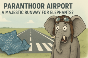 “Paranthoor Airport: A Majestic Runway for Elephants?”