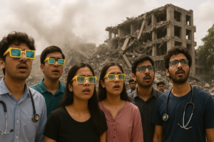 AIIMS Students Develop Special Glasses to See Real Demolition Death Toll