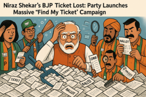 नीरज शेखर’s BJP Ticket Lost: Party Launches Massive “Find My Ticket” Campaign